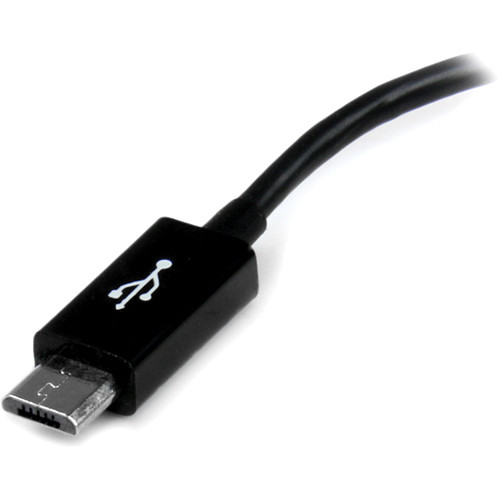 StarTech Micro USB Male to USB OTG Host Adapter Female (5")