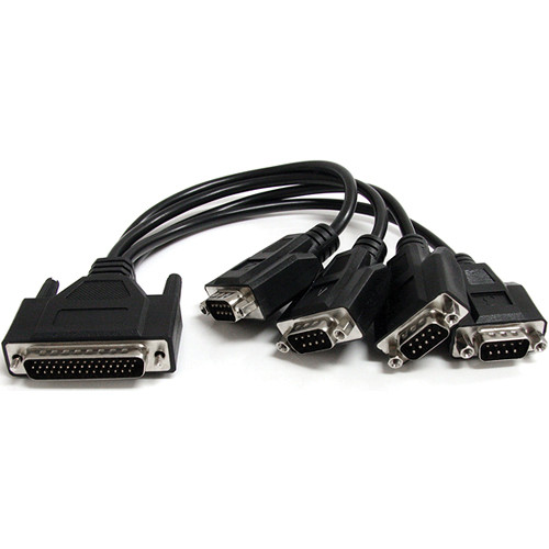 StarTech 4-Port RS-232 PCIe Serial Card with Breakout Cable
