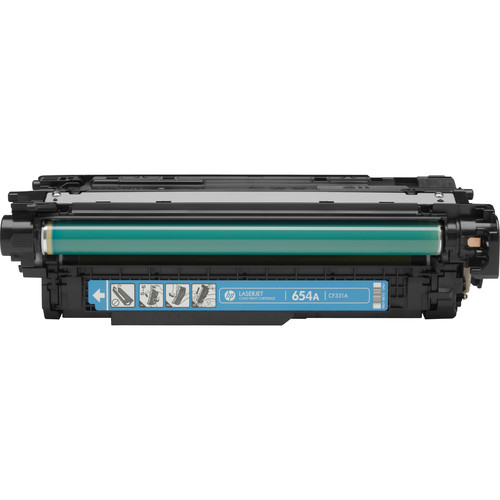 HP 654A Cyan LaserJet Toner Cartridge