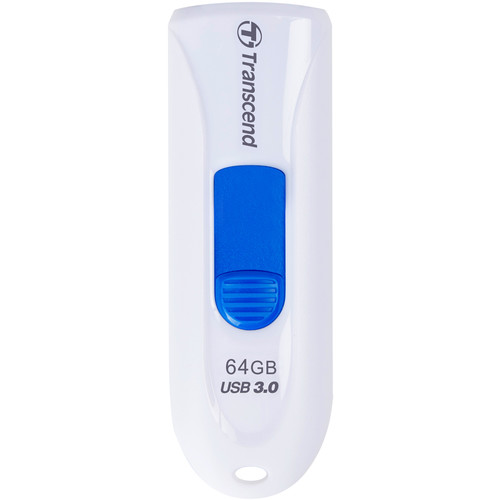Transcend 64GB JetFlash 790 USB 3.0 Flash Drive (White)