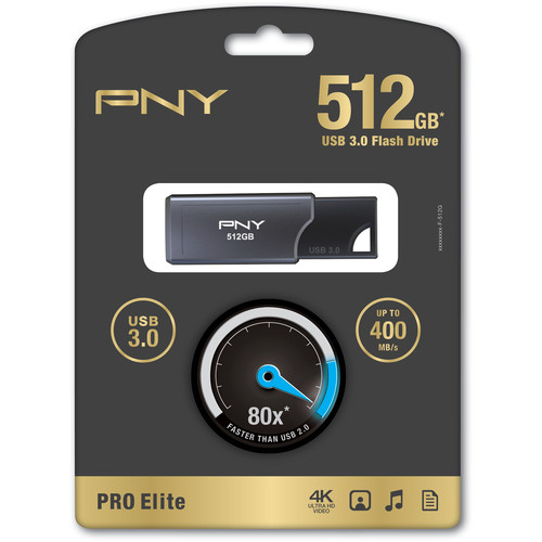 PNY Technologies 512GB PRO Elite USB 3.0 Flash Drive