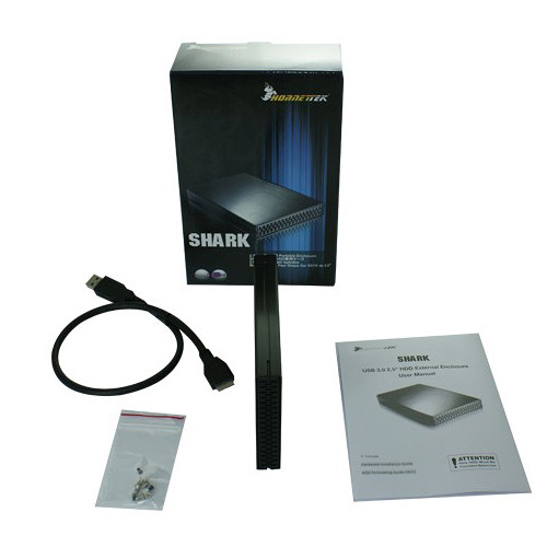 HornetTek Shark 2.5" USB 3.1 Gen 1 Type-A HDD Enclosure