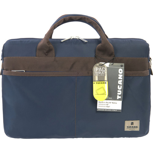 Tucano Shine Slim 15 Bag for 15" MacBook Pro / 15.6" Notebook (Blue)
