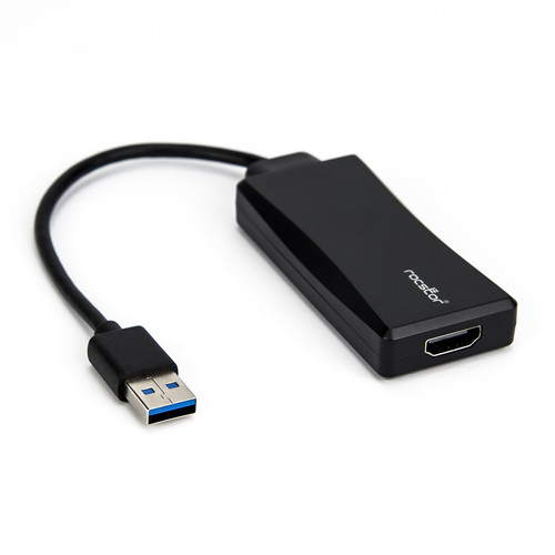 Rocstor USB Type-A 3.0 Male to HDMI Female Adapter Cable (6")