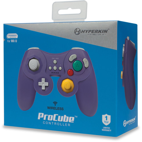 HYPERKIN ProCube Wireless Controller for Wii U (Purple)