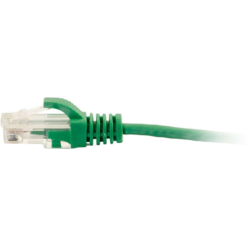 C2G RJ45 Male to RJ45 Male Slim Cat 6 Patch Cable (10', Green)