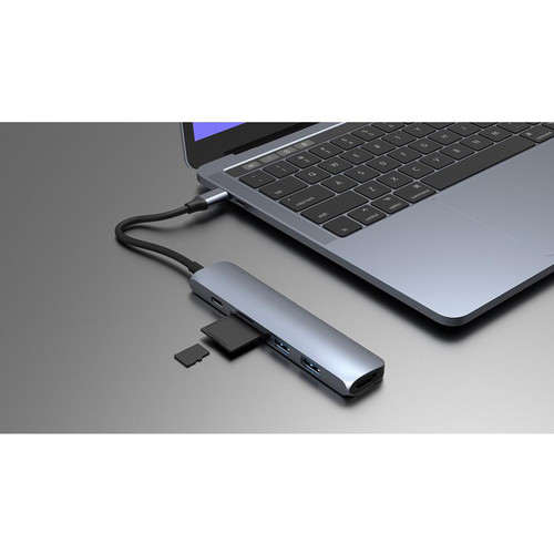 HYPER HyperDrive BAR 6-Port USB Type-C Hub (Space Gray)