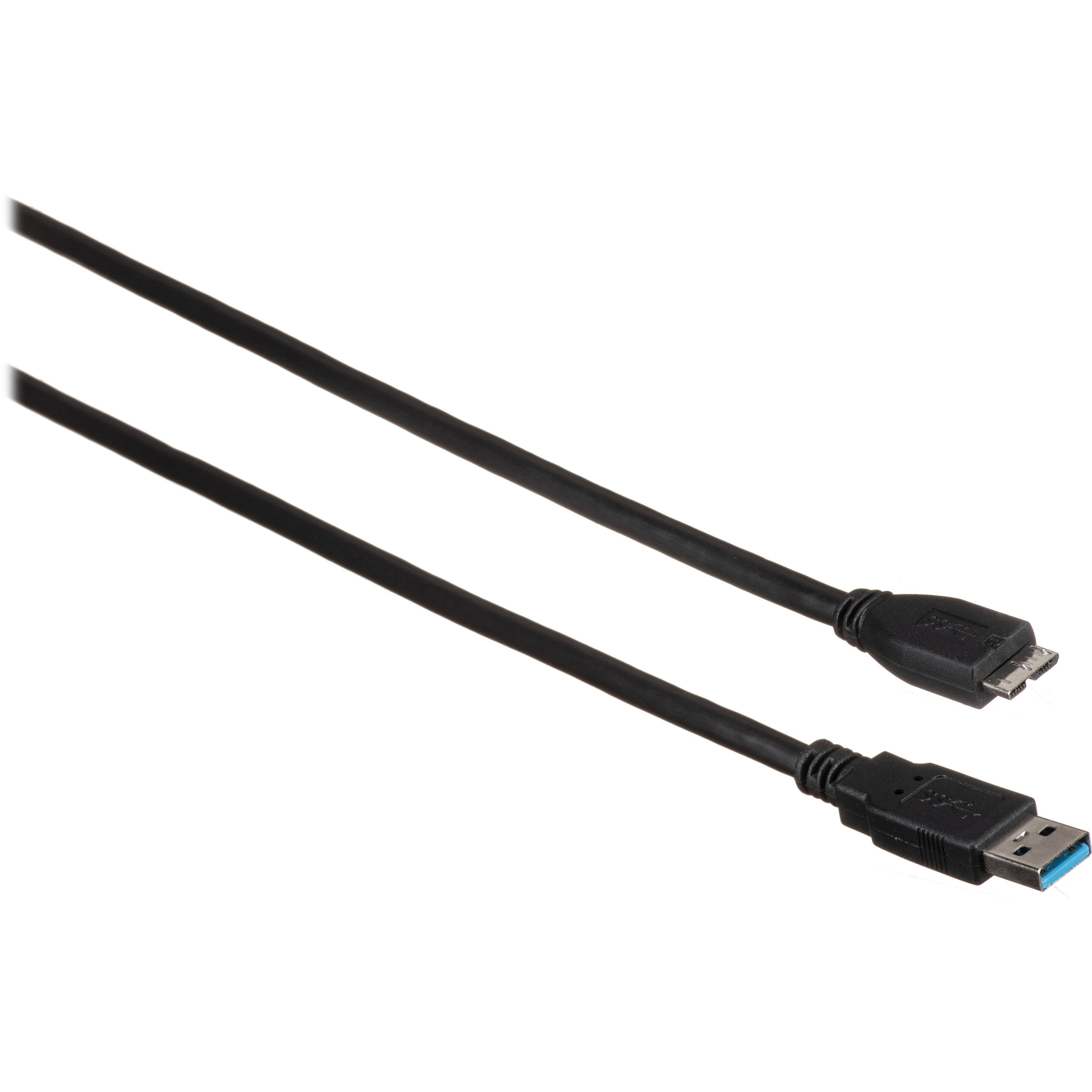 C2G 6.5' (2 m) USB 3.1 Gen 1 A Male to Micro B Male Cable (Black)