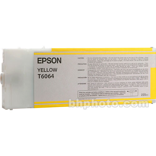 Epson UltraChrome K3 Yellow Ink Cartridge (220 ml)