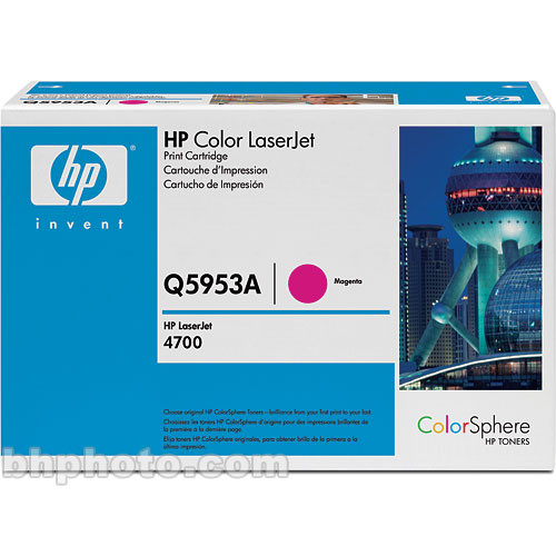 HP Color LaserJet Q5953A Magenta Print Cartridge for HP 4700 Series Printers