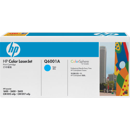 HP Color LaserJet Q6001A Cyan Print Cartridge