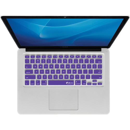 KB Covers Purple Checkerboard (Clear With Purple Buttons) Keyboard Cover