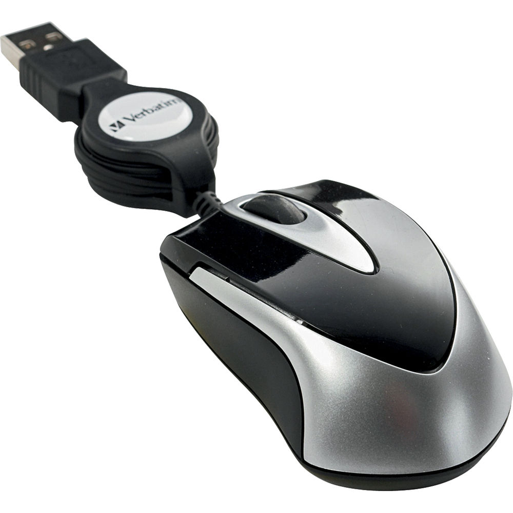 Verbatim Optical Mini Travel Mouse (Black)