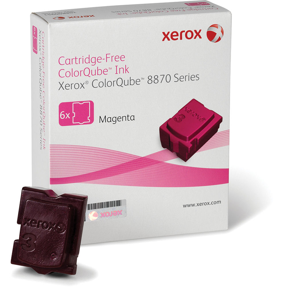 Xerox 108R00951 Colorqube Ink Magenta Cartridges (6 Sticks)