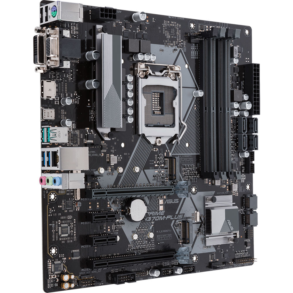 ASUS Prime H370M-Plus/CSM LGA 1151 Micro-ATX Motherboard