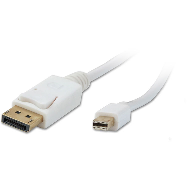 Comprehensive Mini DisplayPort to DisplayPort Cable (White, 6')