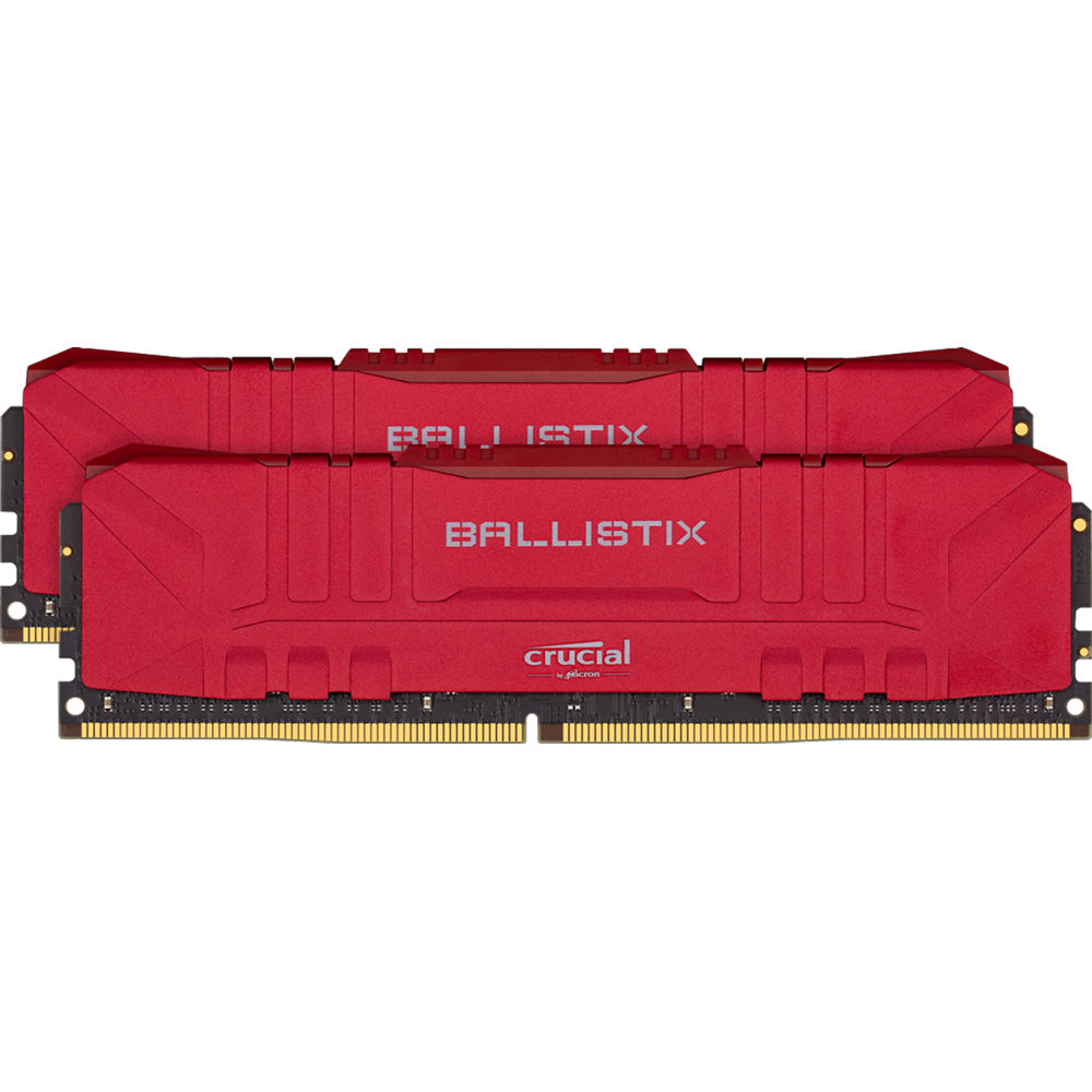 Crucial 32GB Ballistix DDR4 3200 MHz UDIMM Gaming Desktop Memory Kit (2 x 16GB, Red)