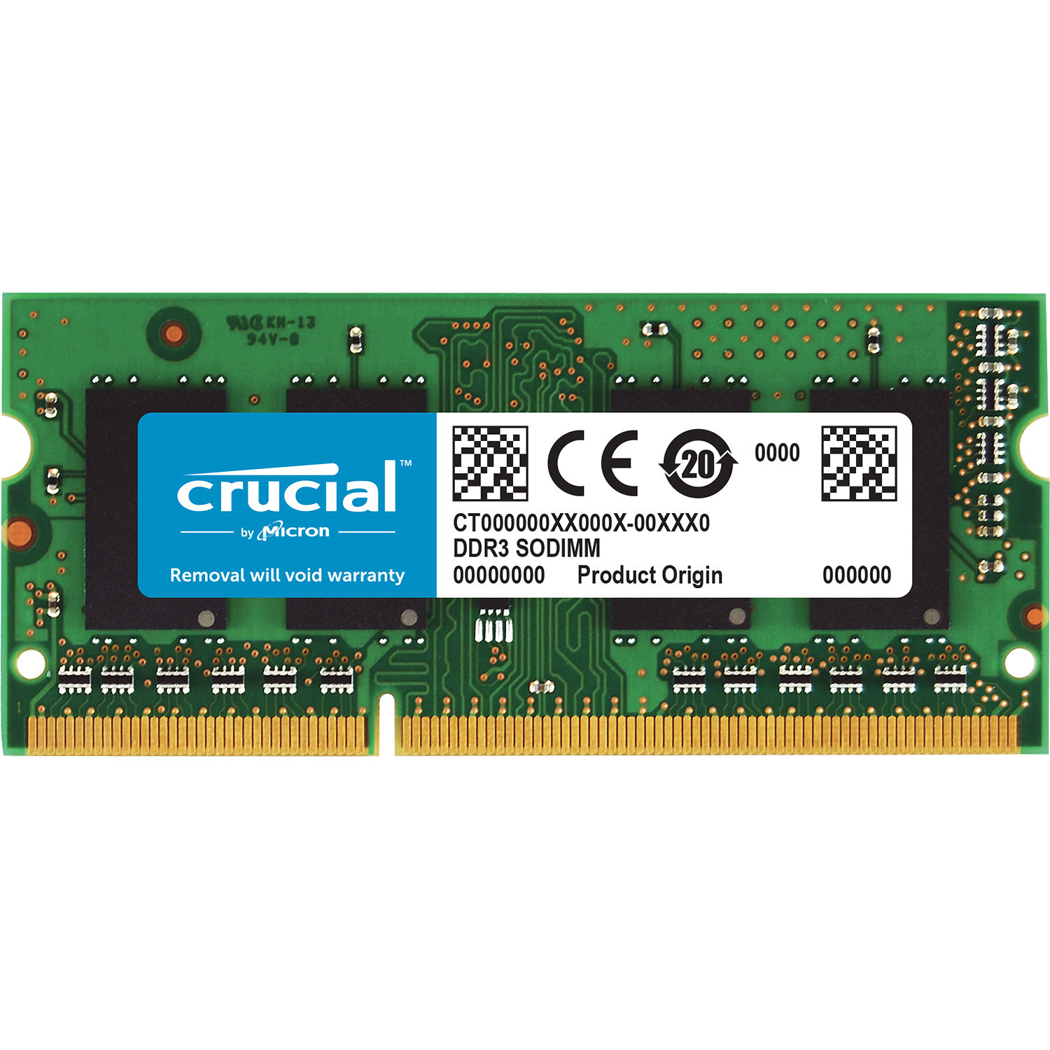 Crucial DDR3 1600 MHz SO-DIMM Memory Module Kit for Mac (8GB, Dual-Rank)