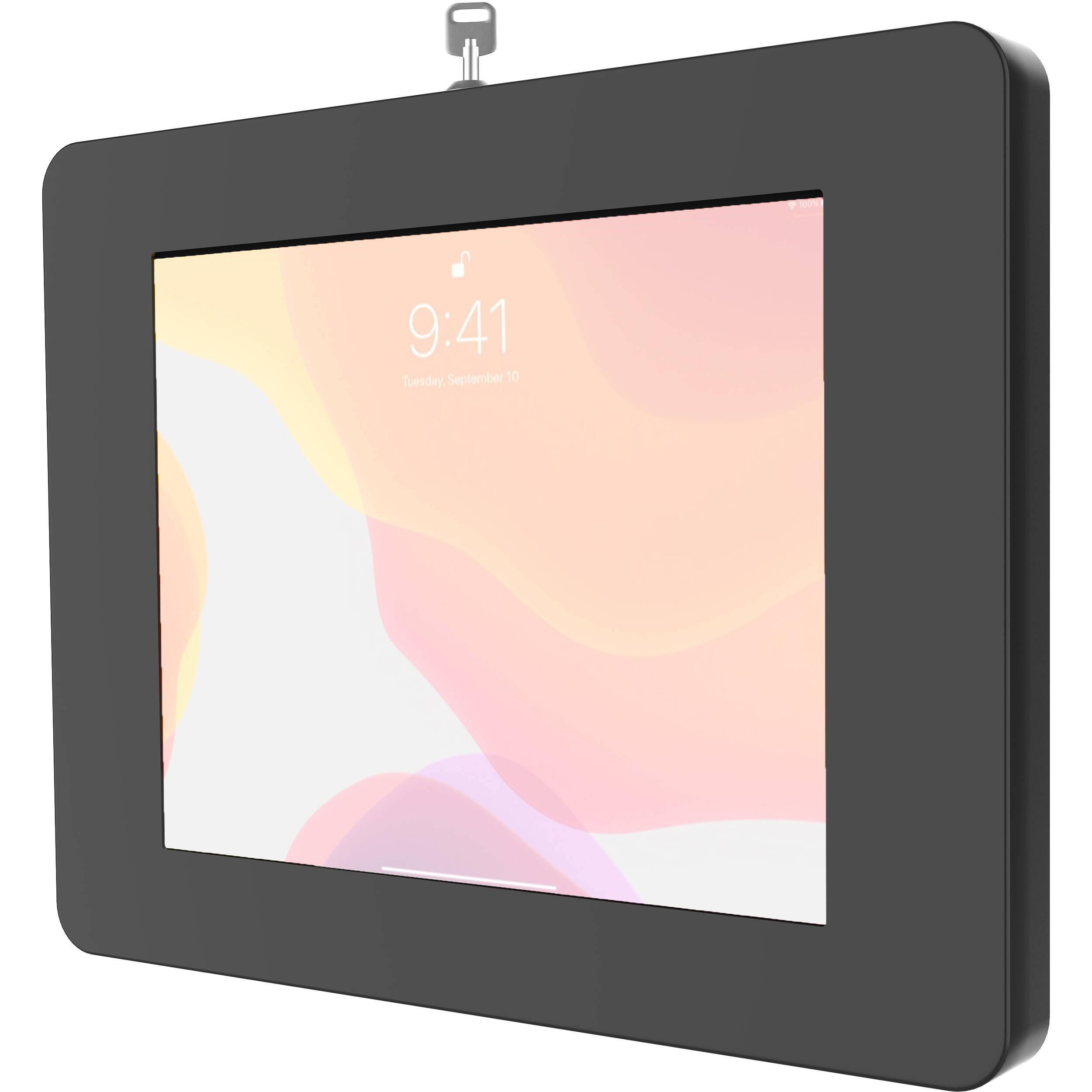 CTA Digital Locking Tablet Wall Mount (Black)