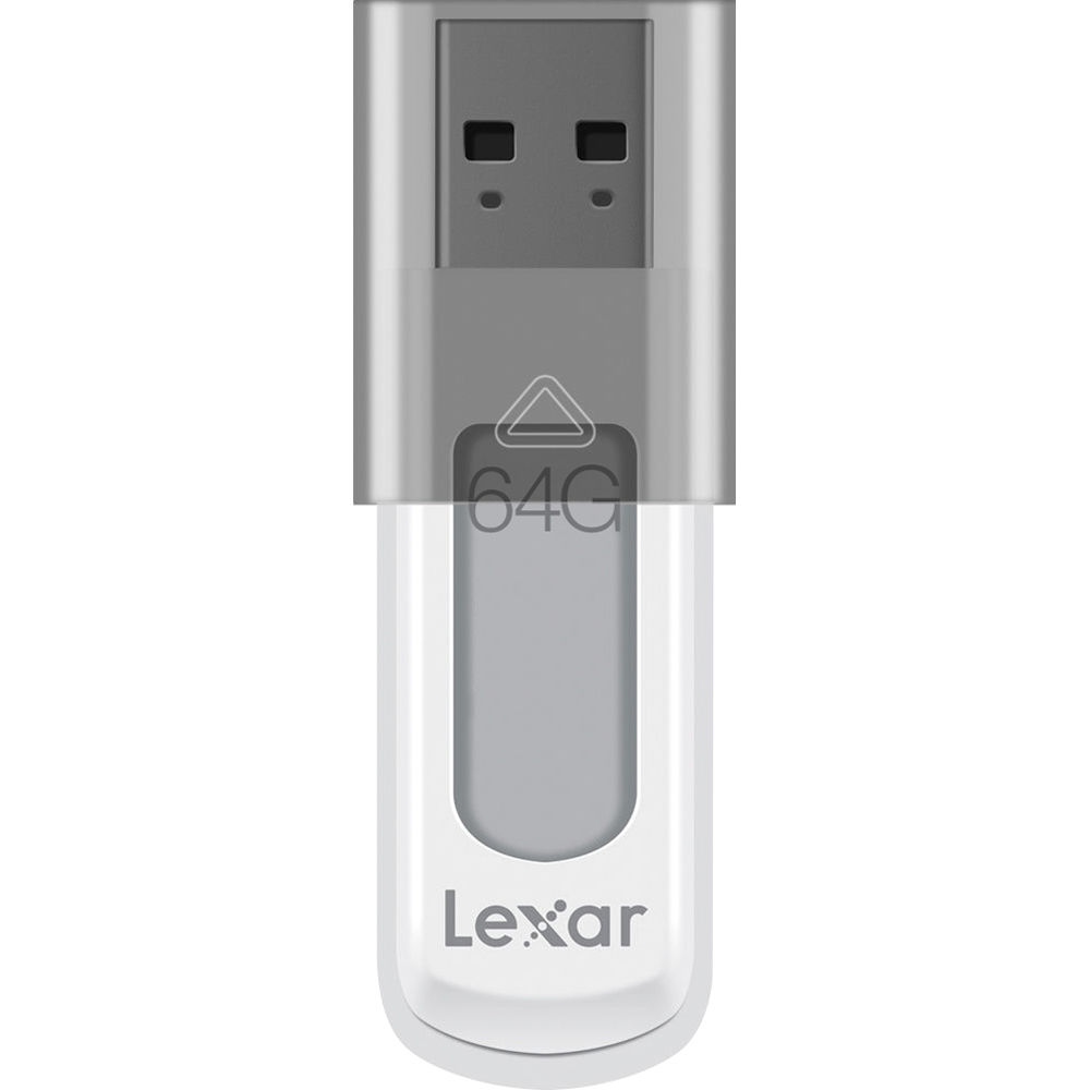 Lexar 64GB JumpDrive S50 USB 2.0 Flash Drive (Black)