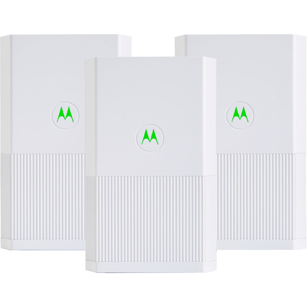 Motorola MH7023 Whole Home AC2200 Wireless Tri-Band Gigabit Mesh Wi-Fi System (3-Pack)