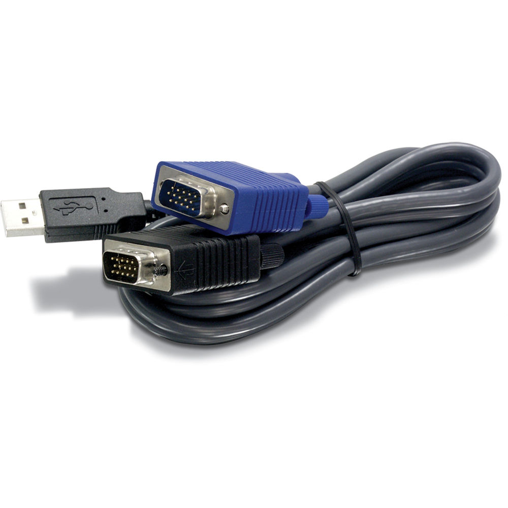TRENDnet USB / VGA KVM Cable (Black, 15')